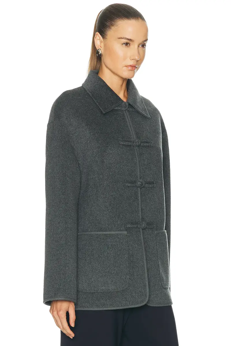 RÓHE Double Faced Wool Pankou Closure Jacket | Thumbnail 3 RÓHE Double Faced Wool Pankou Closure Jacket | Thumbnail 3