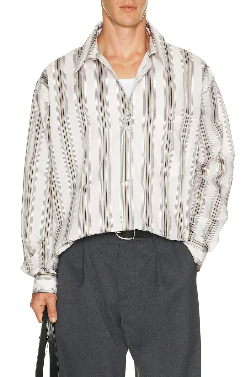 Won Hundred Maza Stripe Shirt