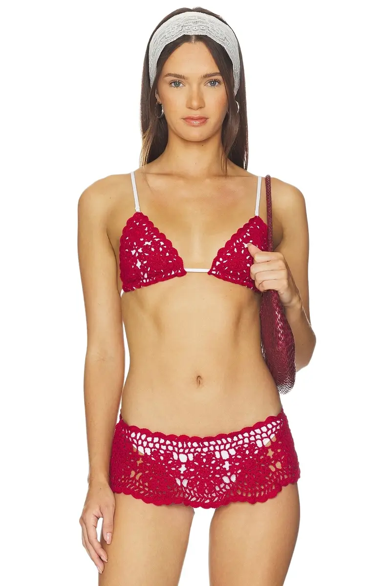 Elena Crochet Bikini Top