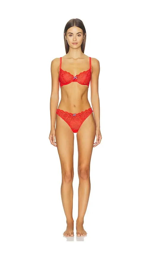 Fleur du Mal Bianca Lace Thong | Thumbnail 4 Fleur du Mal Bianca Lace Thong | Thumbnail 4
