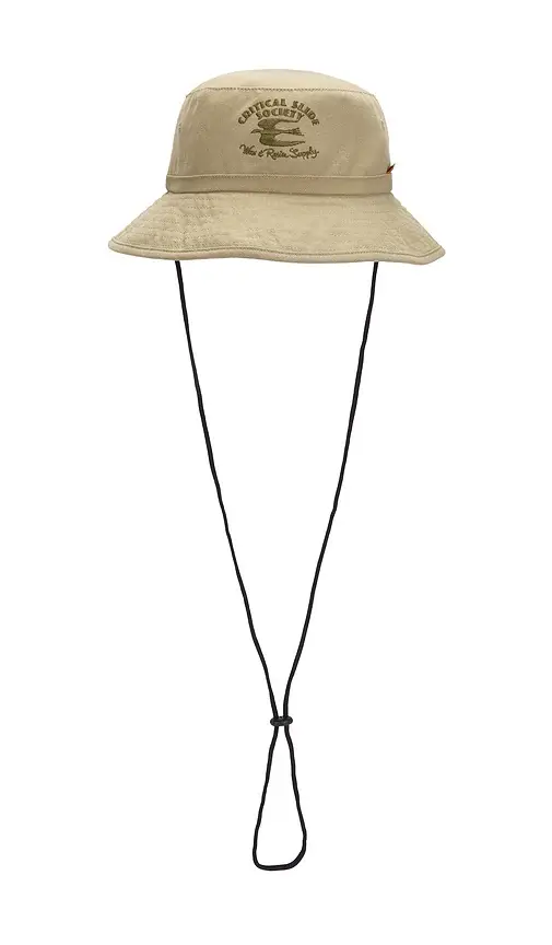 Critical Slide Green Bush Hat | Image 1 Critical Slide Green Bush Hat | Image 1