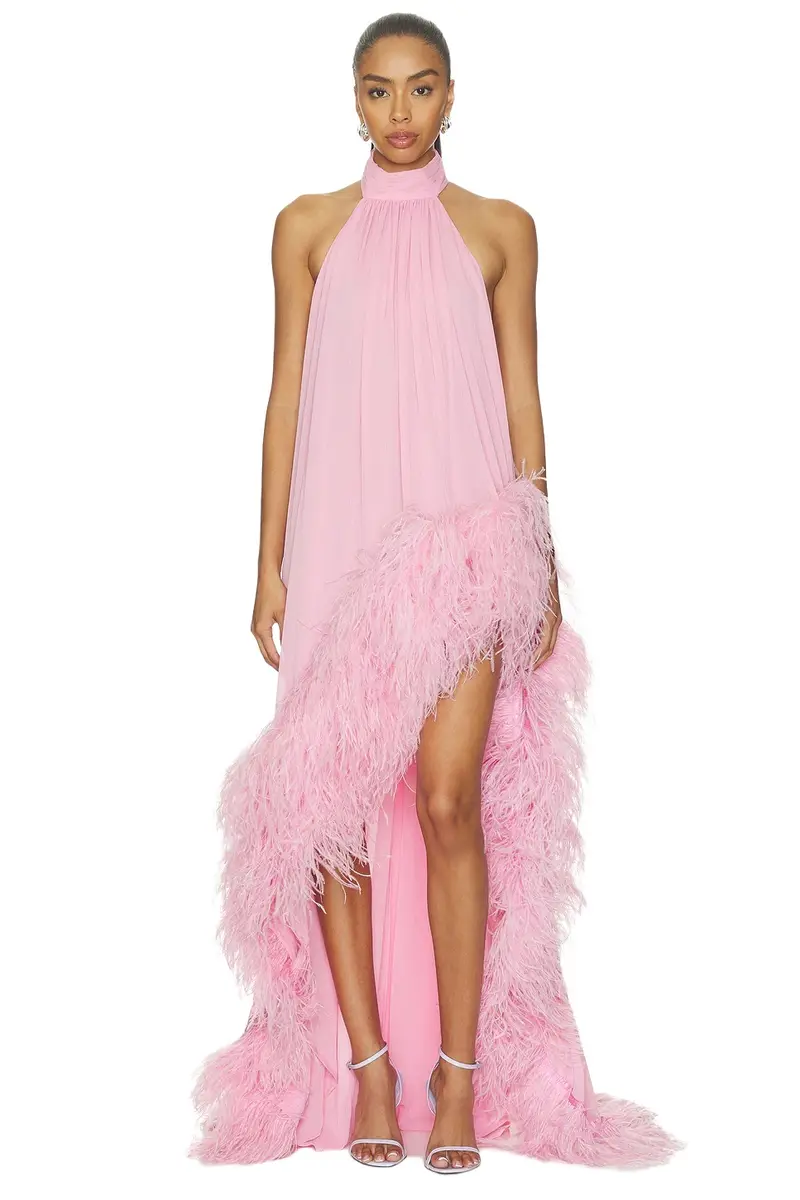Bronx and Banco Madeline Halterneck Gown | Thumbnail 1 Bronx and Banco Madeline Halterneck Gown | Thumbnail 1