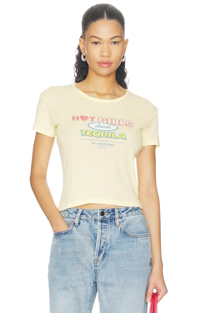 The Laundry Room Hot Girls Drink Tequila Baby Tee