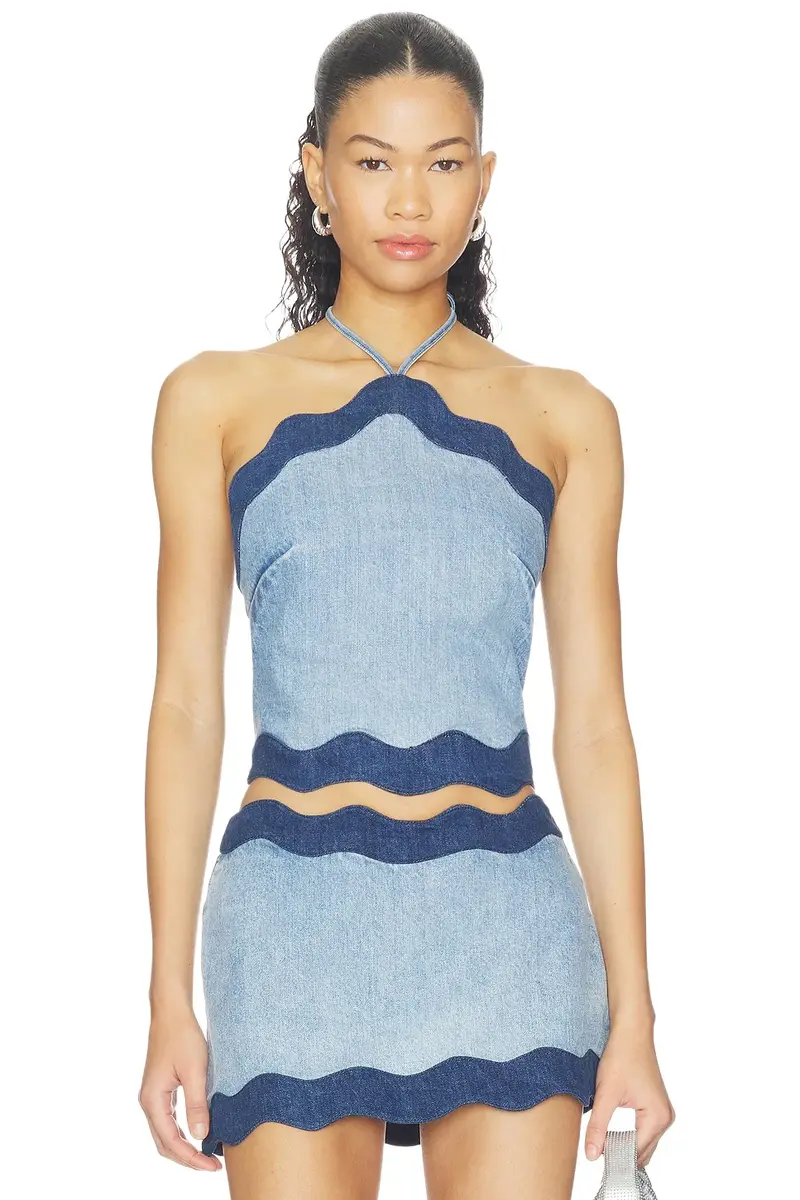 Iselda Denim Top Iselda Denim Top
