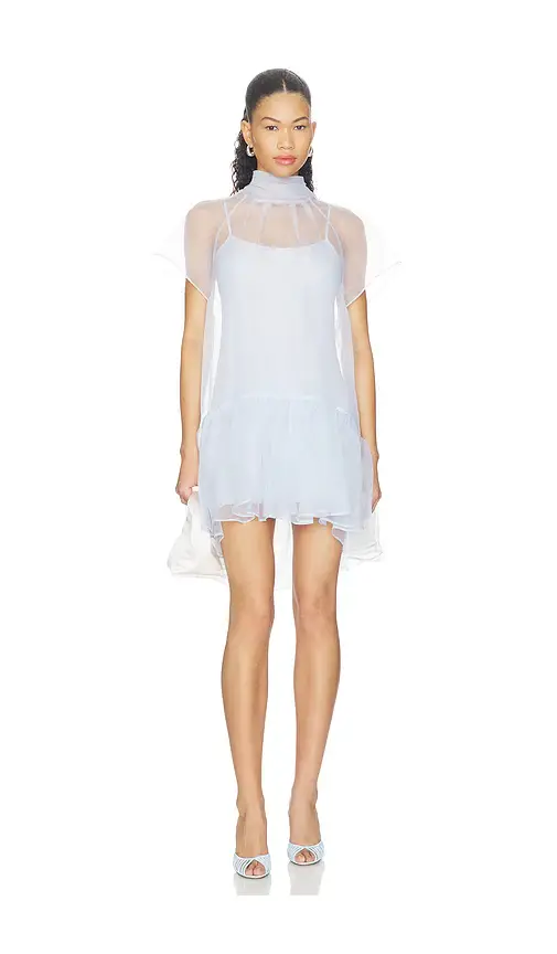 Simkhai Beaux Tiered Mini Dress | Image 1 Simkhai Beaux Tiered Mini Dress | Image 1