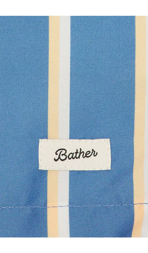 BATHER Fine Stripe Swim Trunk | Thumbnail 5 BATHER Fine Stripe Swim Trunk | Thumbnail 5