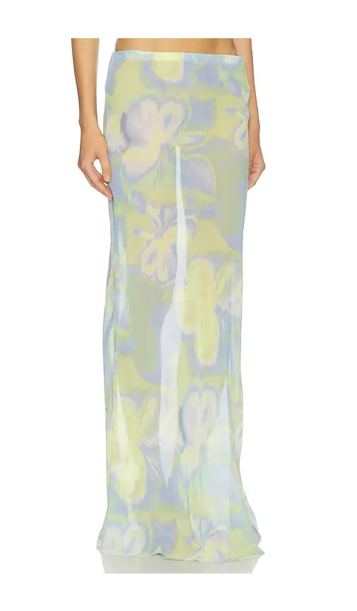 Runaway The Label Cyrus Low Waist Sheer Maxi Skirt | Thumbnail 2 Runaway The Label Cyrus Low Waist Sheer Maxi Skirt | Thumbnail 2