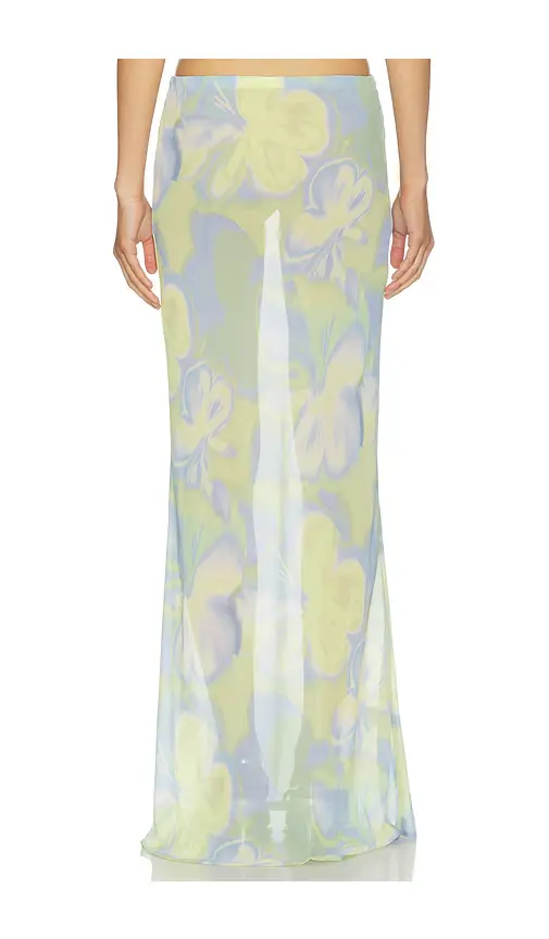 Runaway The Label Cyrus Low Waist Sheer Maxi Skirt | Thumbnail 4 Runaway The Label Cyrus Low Waist Sheer Maxi Skirt | Thumbnail 4