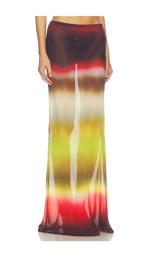 Runaway The Label Cyrus Low Waist Sheer Maxi Skirt | Thumbnail 2 Runaway The Label Cyrus Low Waist Sheer Maxi Skirt | Thumbnail 2