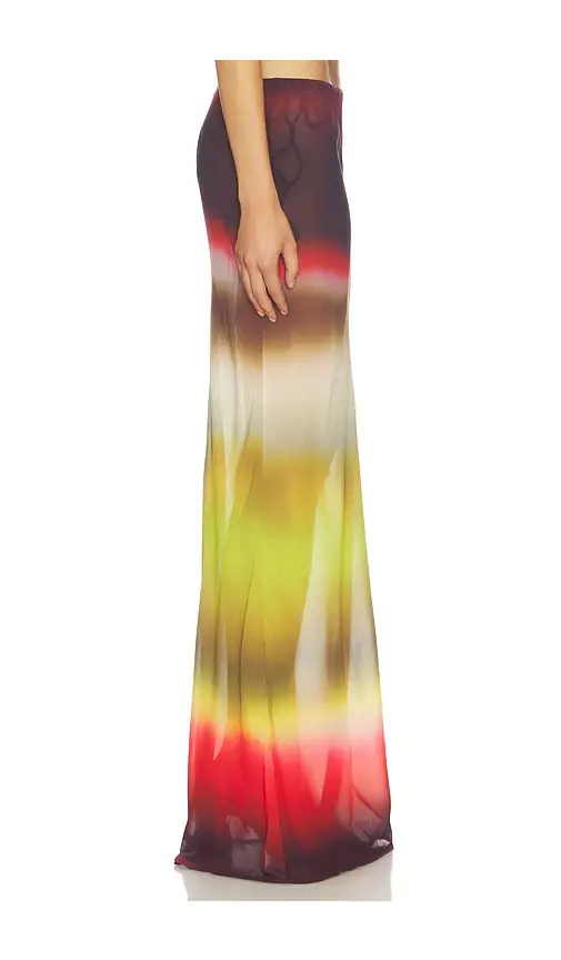 Runaway The Label Cyrus Low Waist Sheer Maxi Skirt | Thumbnail 3 Runaway The Label Cyrus Low Waist Sheer Maxi Skirt | Thumbnail 3