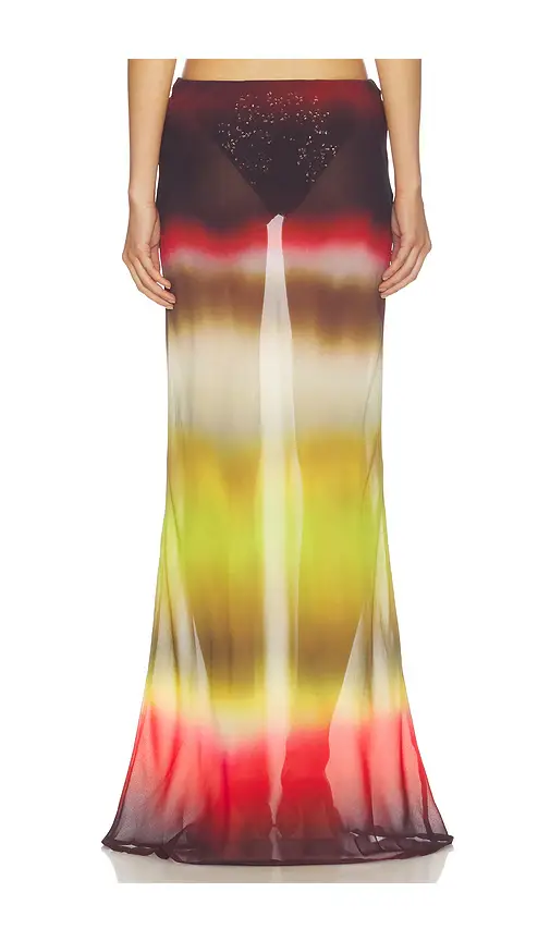 Runaway The Label Cyrus Low Waist Sheer Maxi Skirt | Thumbnail 4 Runaway The Label Cyrus Low Waist Sheer Maxi Skirt | Thumbnail 4