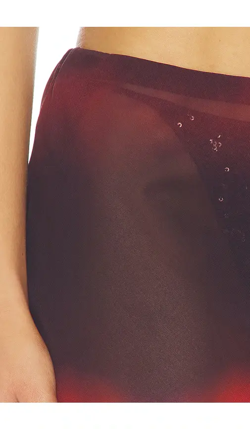 Runaway The Label Cyrus Low Waist Sheer Maxi Skirt | Thumbnail 6 Runaway The Label Cyrus Low Waist Sheer Maxi Skirt | Thumbnail 6