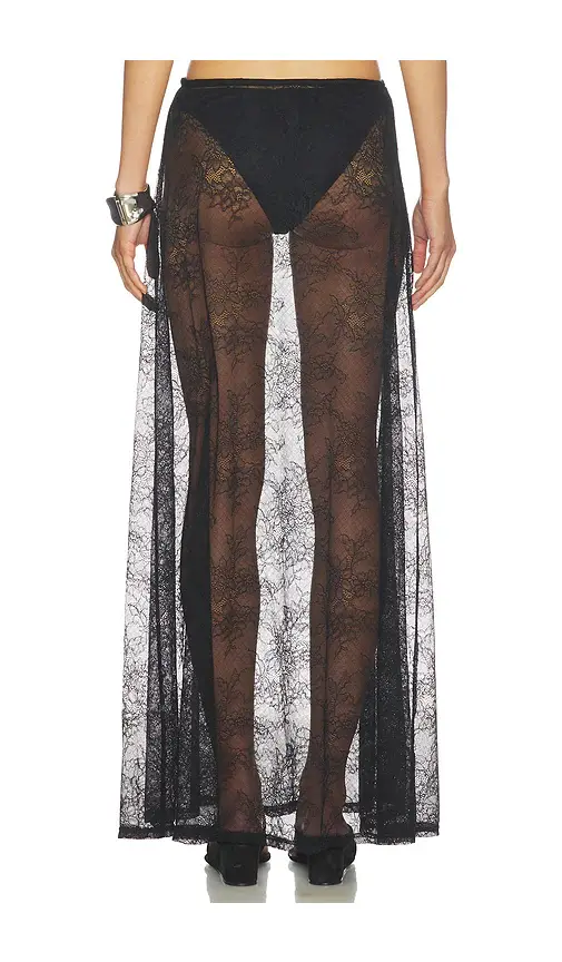 Runaway The Label Jenna Low Waist Lace Maxi Skirt | Thumbnail 4 Runaway The Label Jenna Low Waist Lace Maxi Skirt | Thumbnail 4