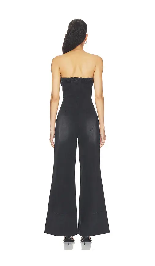 One Teaspoon Dark Angel Strapless Wide Leg Denim Jumpsuit | Thumbnail 3 One Teaspoon Dark Angel Strapless Wide Leg Denim Jumpsuit | Thumbnail 3