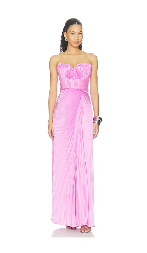 AMUR Kaylani Pleated Gown | Image 1 AMUR Kaylani Pleated Gown | Image 1