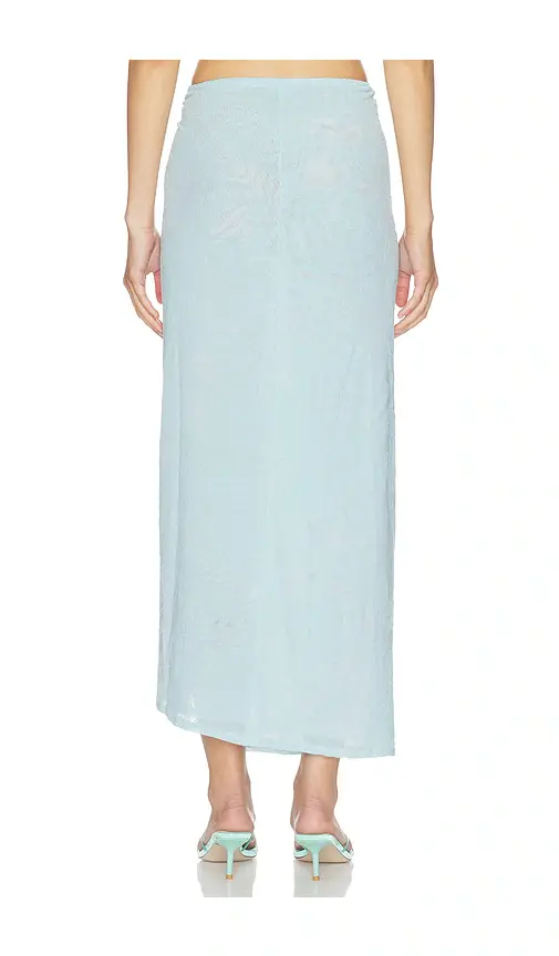 AFRM Lorli Burnout Velvet Skirt | Thumbnail 4 AFRM Lorli Burnout Velvet Skirt | Thumbnail 4