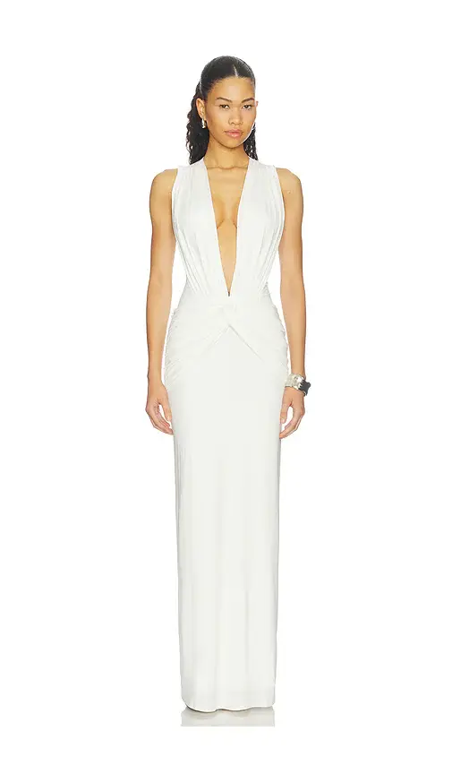 Shona Joy Miro Sleeveless Plunged Maxi Dress | Image 1 Shona Joy Miro Sleeveless Plunged Maxi Dress | Image 1