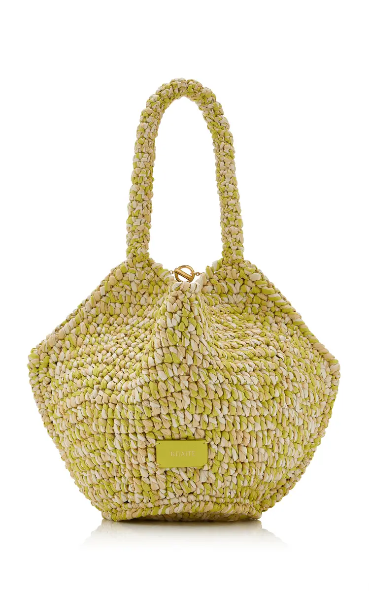 Khaite Lotus Mini Raffia Tote | Thumbnail 2 Khaite Lotus Mini Raffia Tote | Thumbnail 2