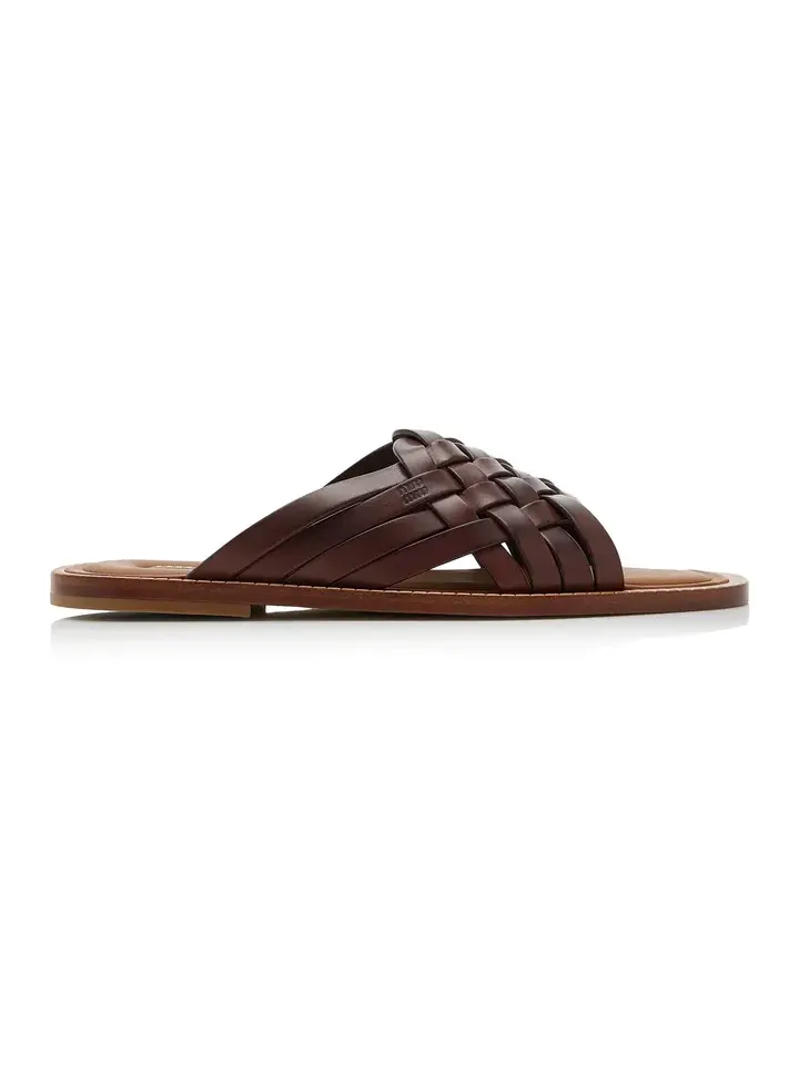 Woven Leather Sandals