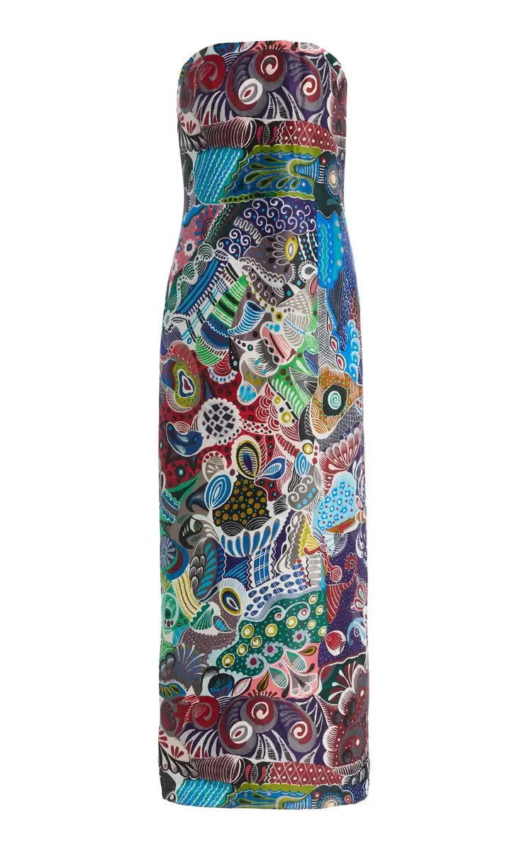Heirlome Exclusive Arnulfo Vasquez Linen-Silk Maxi Dress | Image 1 Heirlome Exclusive Arnulfo Vasquez Linen-Silk Maxi Dress | Image 1