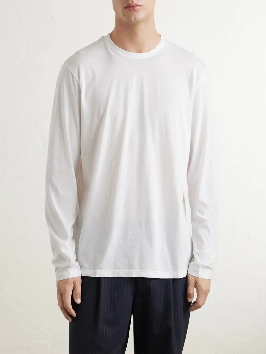 James Perse Lotus Slim-Fit Cotton-Jersey T-Shirt - Men | Thumbnail 3 James Perse Lotus Slim-Fit Cotton-Jersey T-Shirt - Men | Thumbnail 3