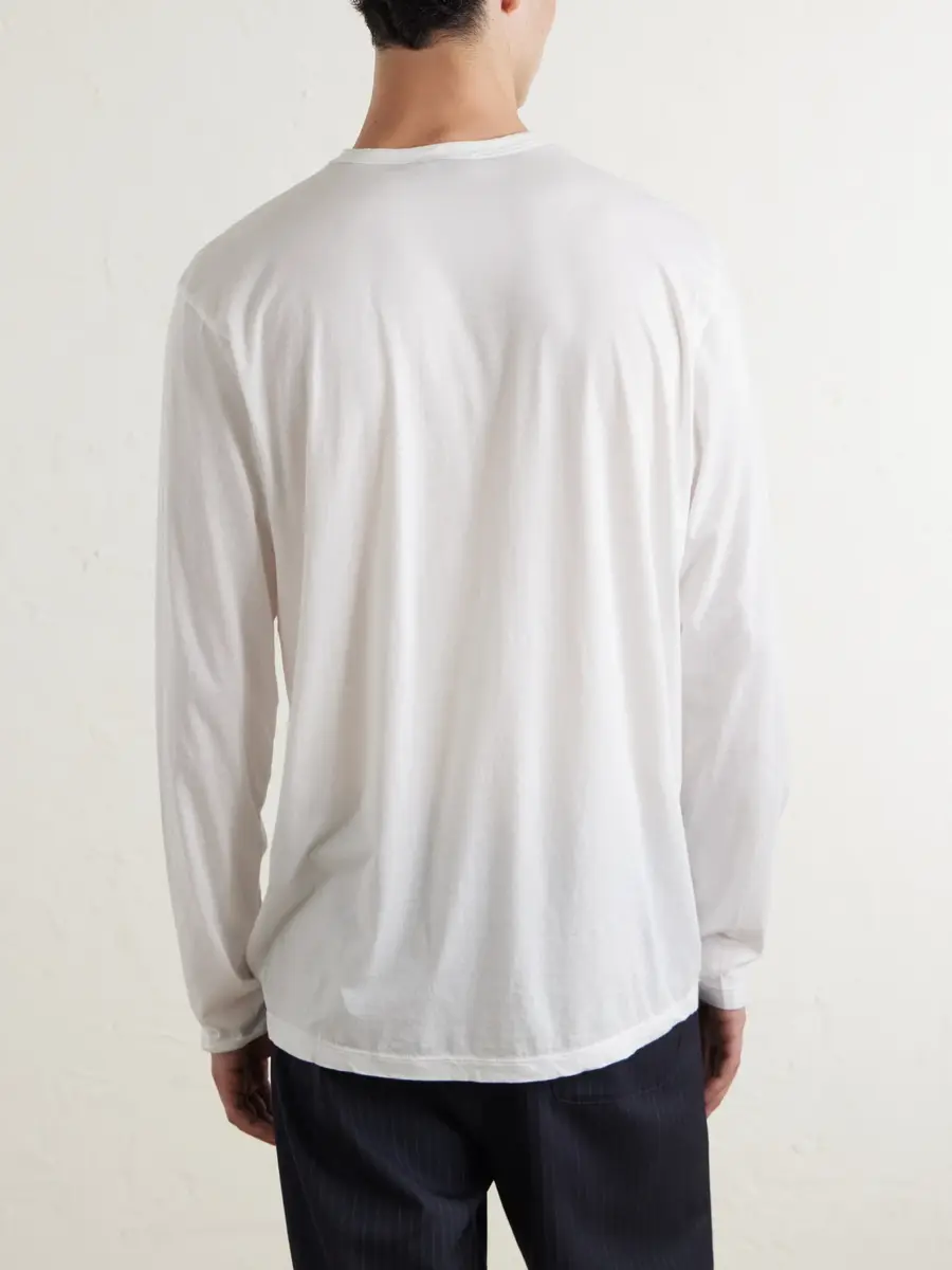 James Perse Lotus Slim-Fit Cotton-Jersey T-Shirt - Men | Thumbnail 4 James Perse Lotus Slim-Fit Cotton-Jersey T-Shirt - Men | Thumbnail 4