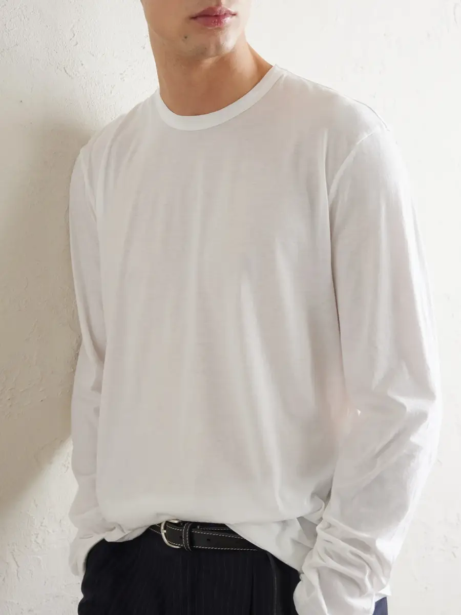 James Perse Lotus Slim-Fit Cotton-Jersey T-Shirt - Men | Thumbnail 5 James Perse Lotus Slim-Fit Cotton-Jersey T-Shirt - Men | Thumbnail 5