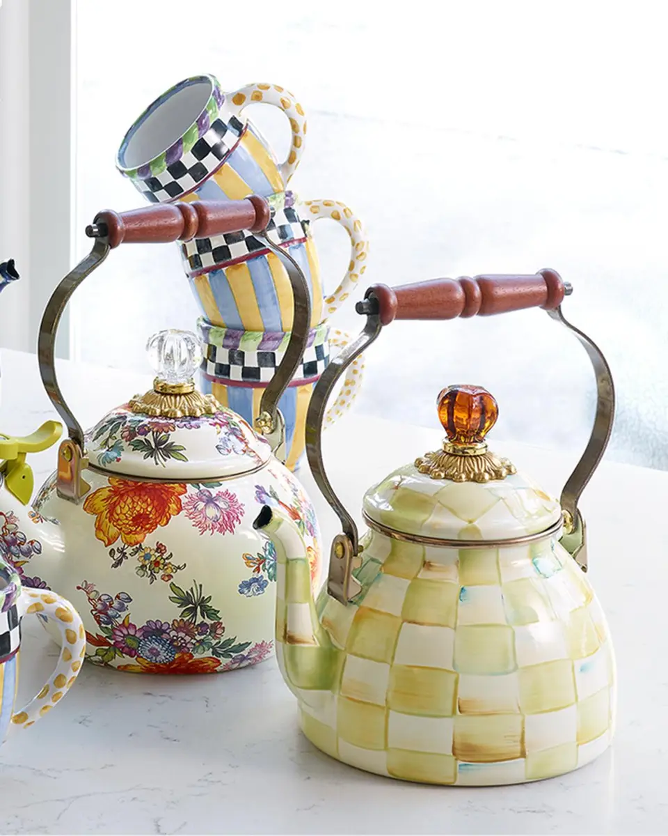 MacKenzie-Childs Flower Market Whistling Tea Kettle | Thumbnail 5 MacKenzie-Childs Flower Market Whistling Tea Kettle | Thumbnail 5