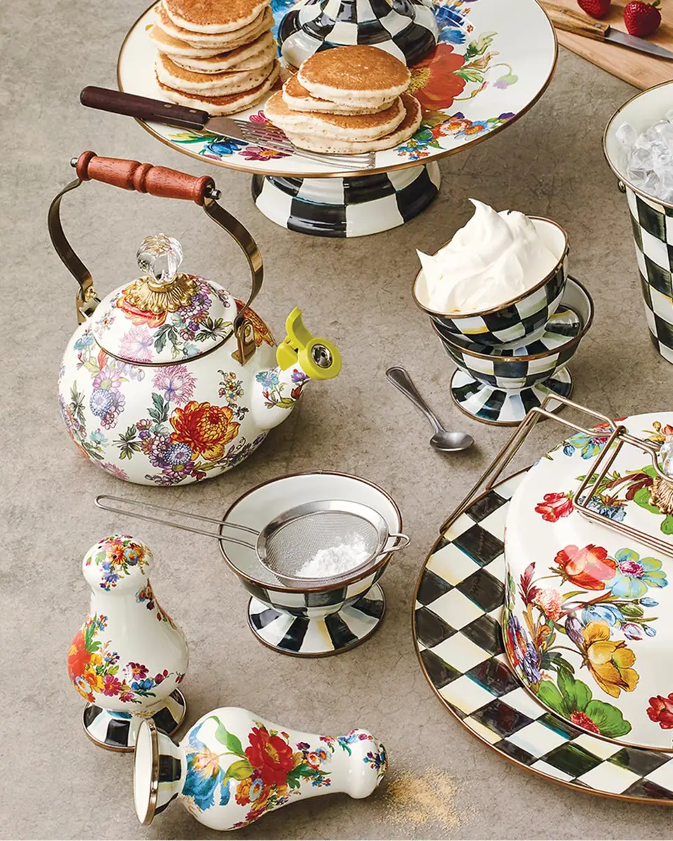 MacKenzie-Childs Flower Market Whistling Tea Kettle | Thumbnail 6 MacKenzie-Childs Flower Market Whistling Tea Kettle | Thumbnail 6
