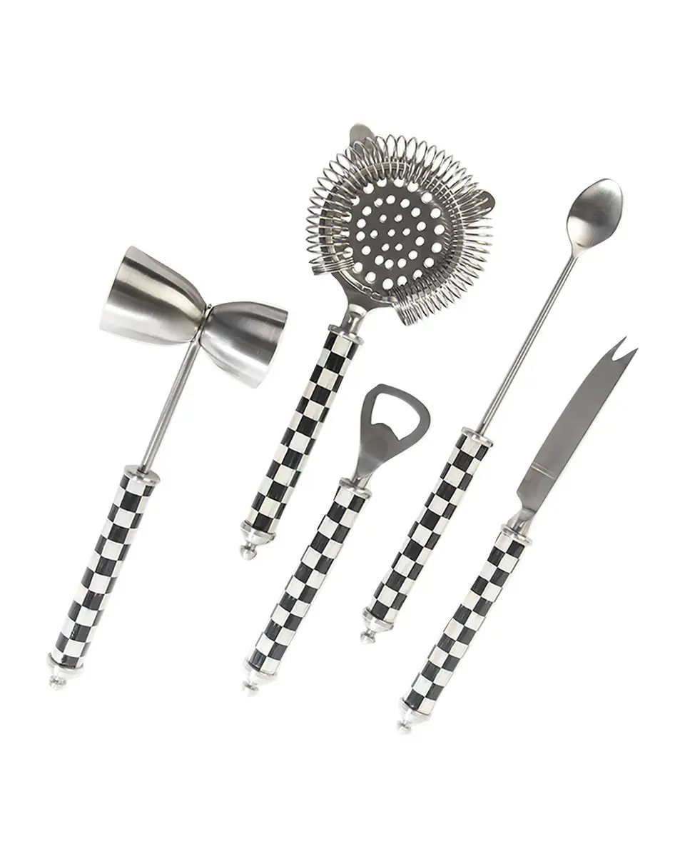 MacKenzie-Childs Courtly Check Bar Tool Set | Thumbnail 3 MacKenzie-Childs Courtly Check Bar Tool Set | Thumbnail 3