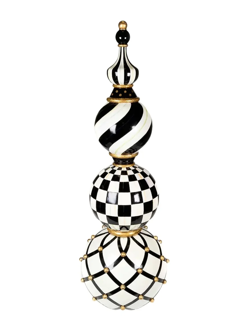 MacKenzie-Childs Courtly Check Trophy Topiary