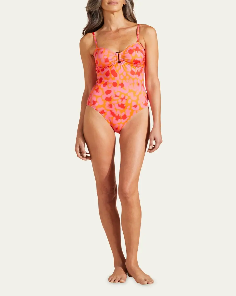 Vilebrequin Abstract Leopard Printed One-Piece Swimsuit | Thumbnail 2 Vilebrequin Abstract Leopard Printed One-Piece Swimsuit | Thumbnail 2
