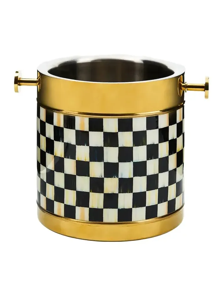 MacKenzie-Childs Courtly Check 3260 Ice Bucket