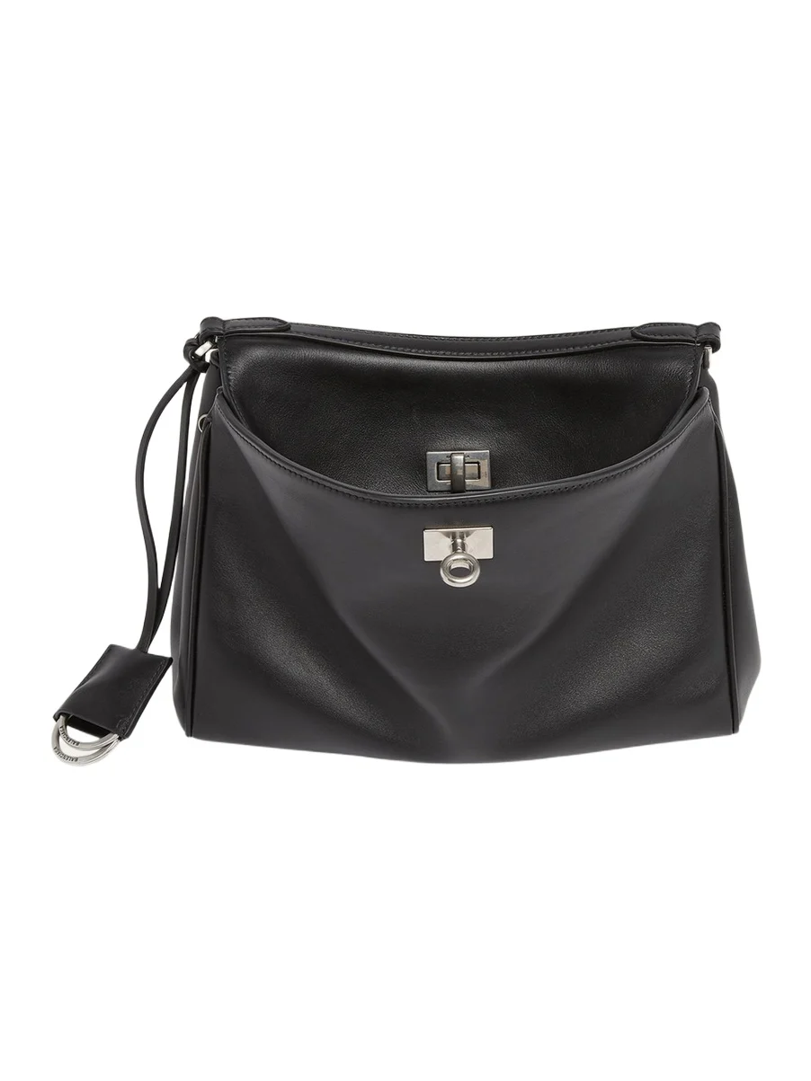 Balenciaga Men's Rodeo Leather Messenger Bag