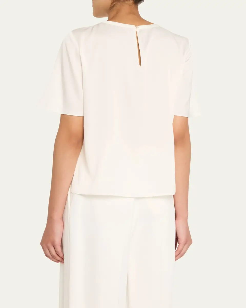 Kobi Halperin Maryl Crewneck Silk Blouse | Thumbnail 3 Kobi Halperin Maryl Crewneck Silk Blouse | Thumbnail 3