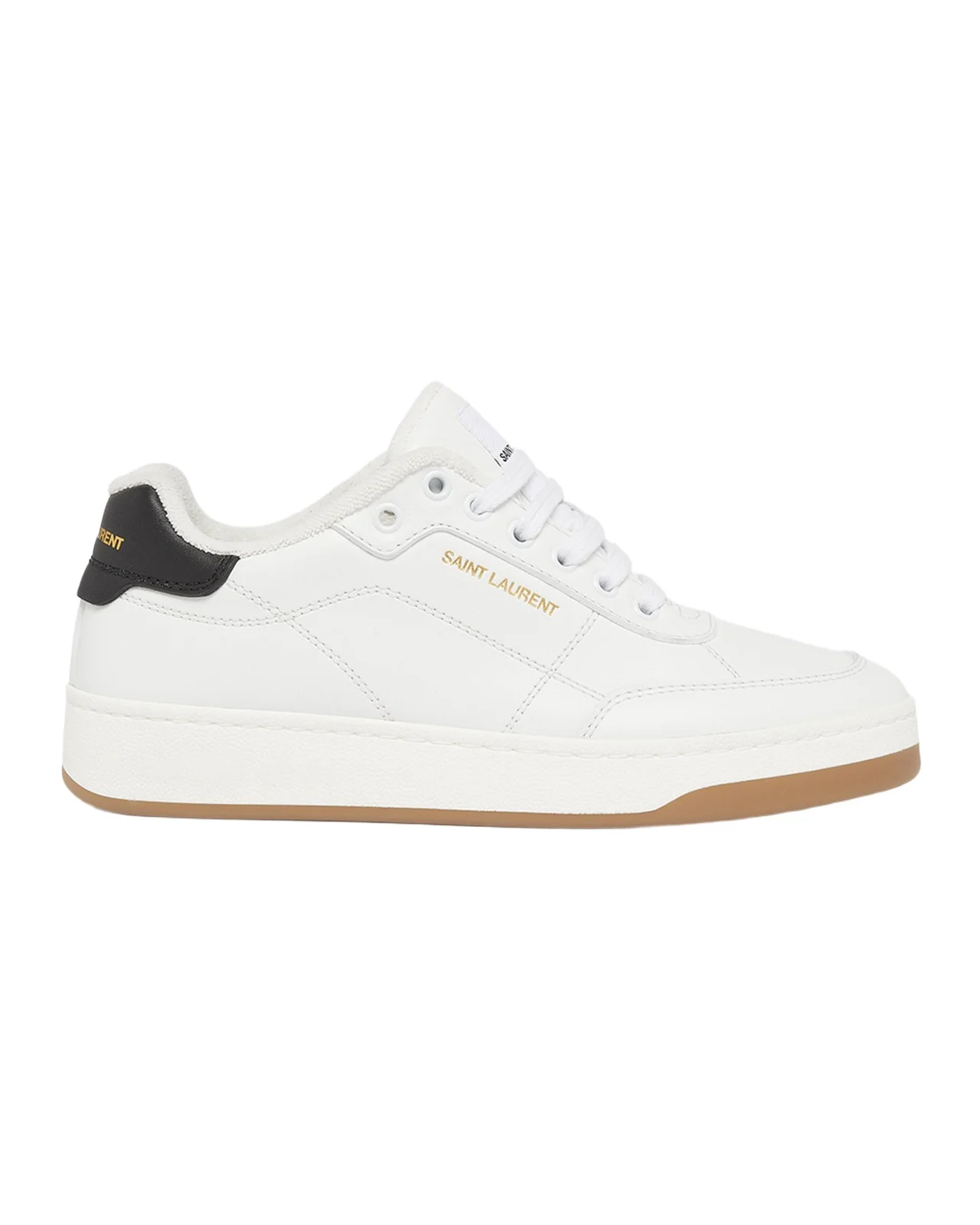 Saint Laurent Men's SL61 Leather Low-Top Sneakers