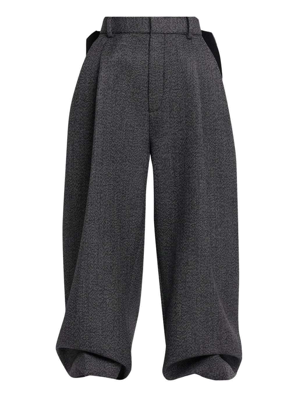 Marc Jacobs Runway Plaid Bow Back Wide-Leg Menswear Pants