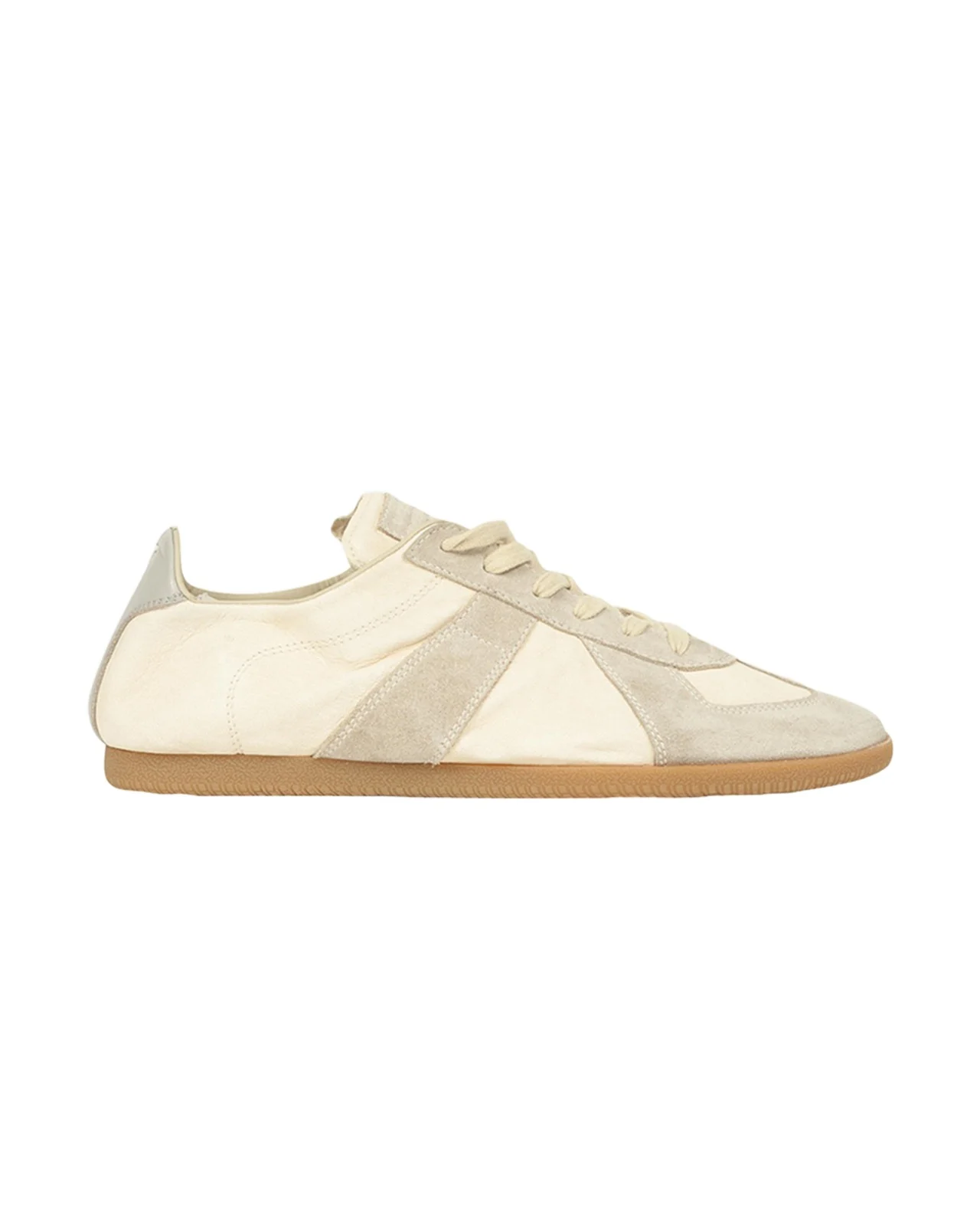 Men's Replica Napa Leather and Suede Low-Top Sneakers Men's Replica Napa Leather and Suede Low-Top Sneakers