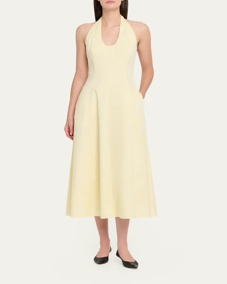 ANNA QUAN Bernie Halter Midi Dress | Thumbnail 2 ANNA QUAN Bernie Halter Midi Dress | Thumbnail 2