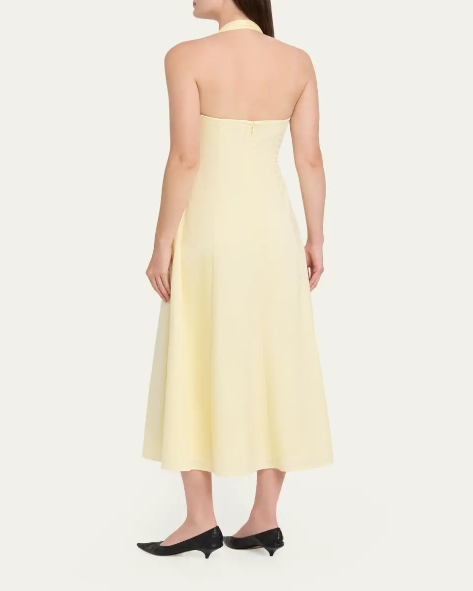 ANNA QUAN Bernie Halter Midi Dress | Thumbnail 3 ANNA QUAN Bernie Halter Midi Dress | Thumbnail 3