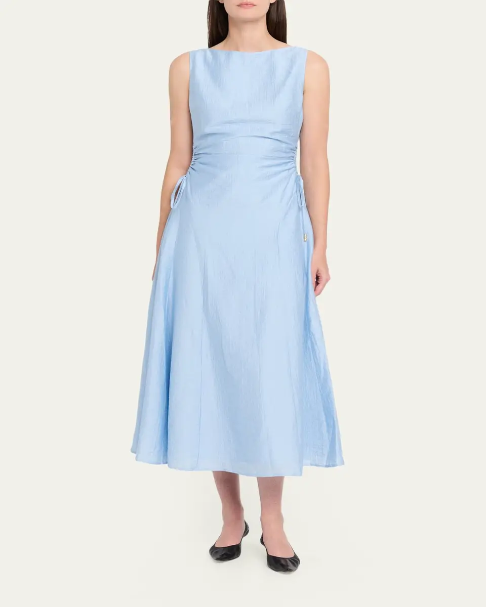 ANNA QUAN Mai Satin Midi Dress | Thumbnail 2 ANNA QUAN Mai Satin Midi Dress | Thumbnail 2
