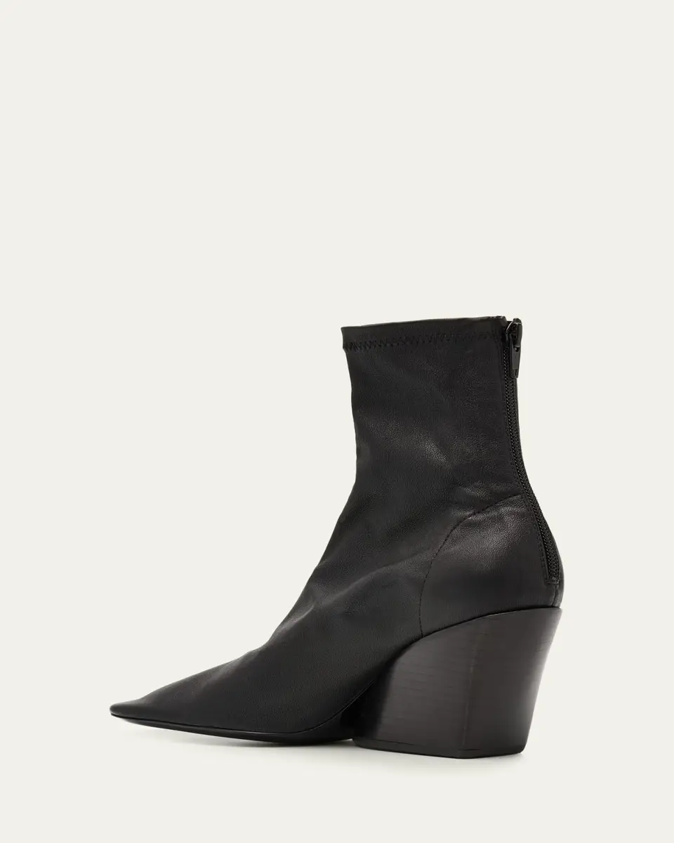 Proenza Schouler 70mm Slant Stretch Leather Ankle Boots | Thumbnail 5