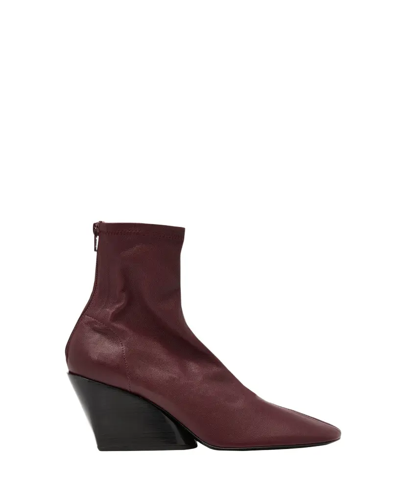 Proenza Schouler 70mm Slant Stretch Leather Ankle Boots | Image 1 Proenza Schouler 70mm Slant Stretch Leather Ankle Boots | Image 1