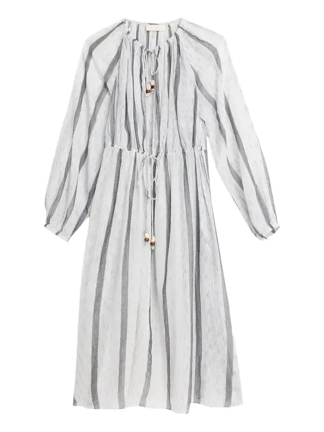 Aurora Striped Midi Dress Coverup Aurora Striped Midi Dress Coverup