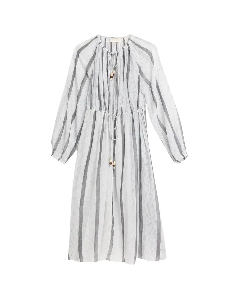 Ulla Johnson Aurora Striped Midi Dress Coverup | Image 1 Ulla Johnson Aurora Striped Midi Dress Coverup | Image 1