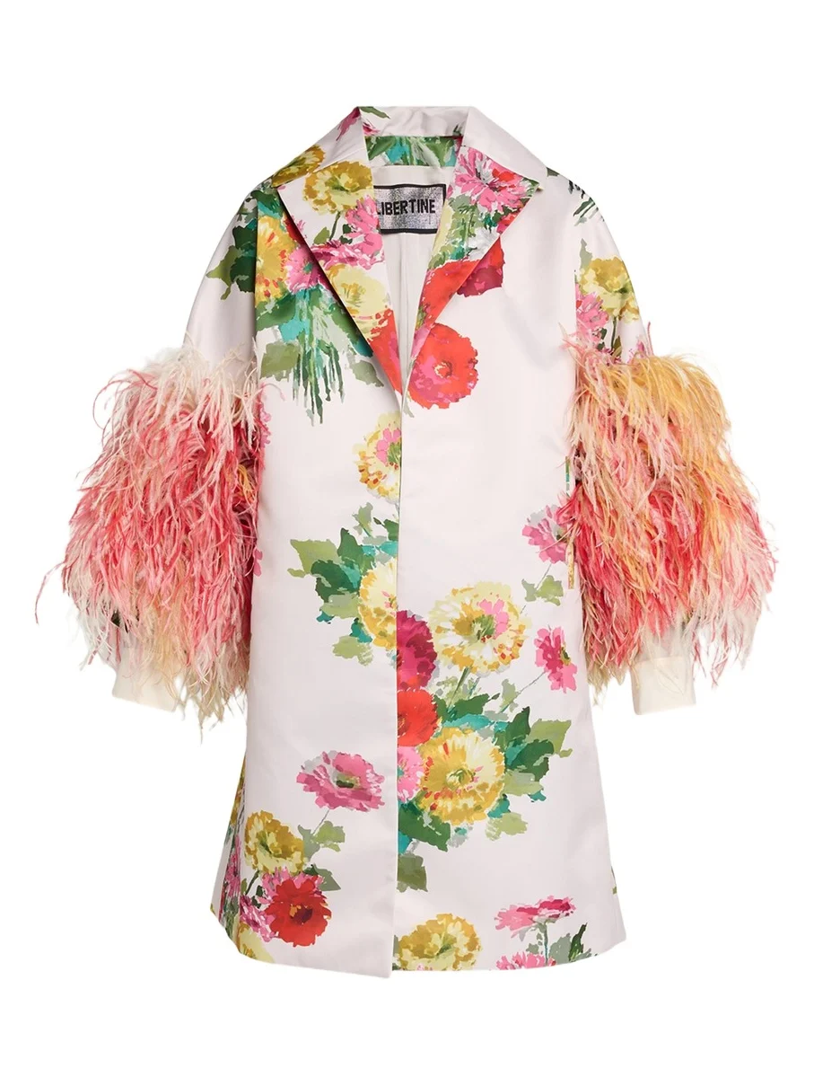 Pat Nixon Feathered Oversized Coat Pat Nixon Feathered Oversized Coat