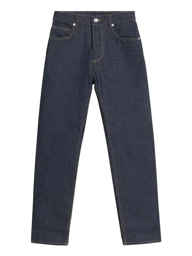 Indigo Straight Denim Jeans