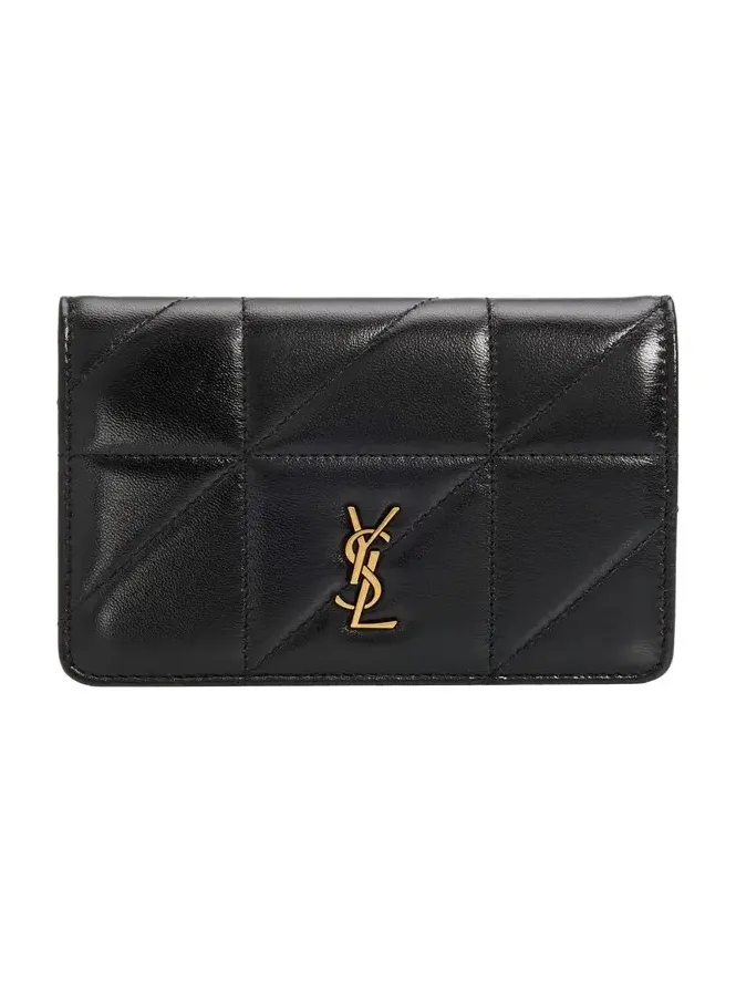 Quilted Leather YSL Passport Case Quilted Leather YSL Passport Case