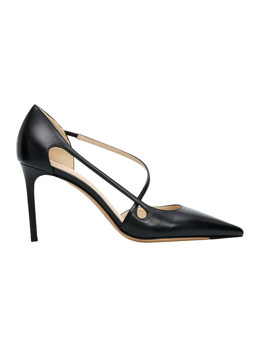 85mm Renee Leather d'Orsay Pumps