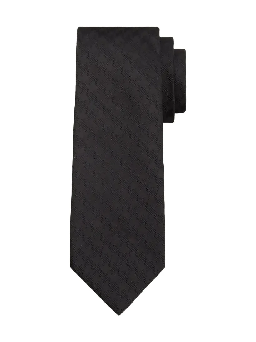 Men's Textured Tonal Jacquard Linen Tie Men's Textured Tonal Jacquard Linen Tie